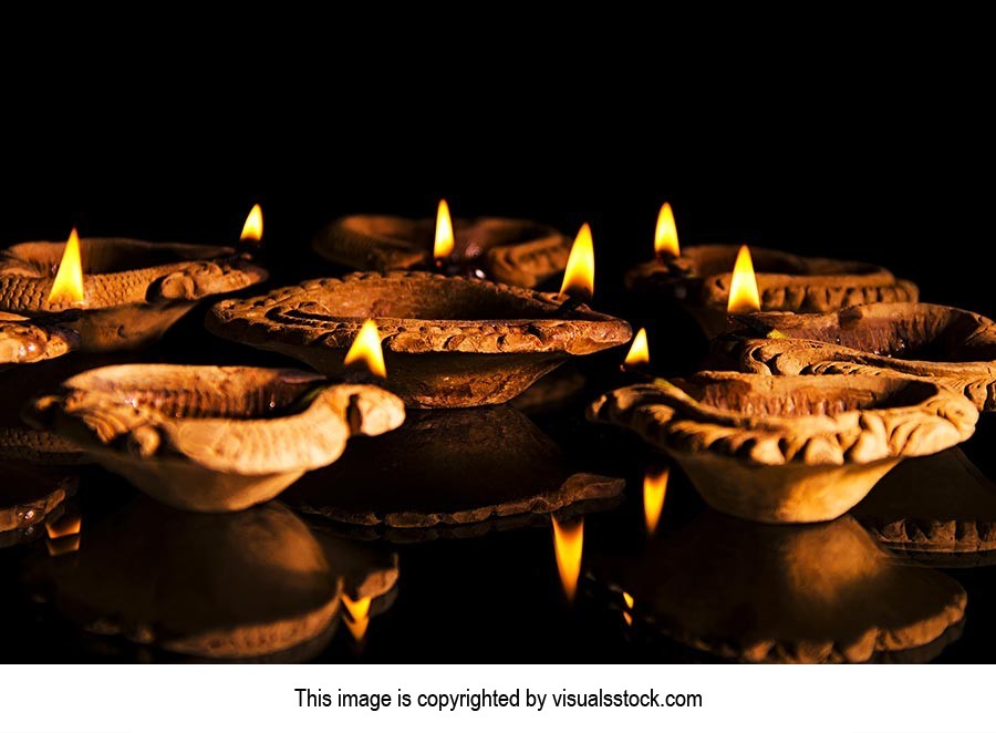 Abundance ; Arranging ; Black Background ; Burning