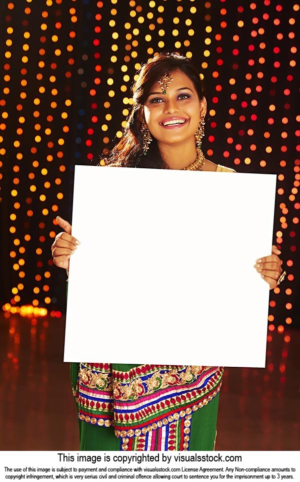 Woman Diwali Message board