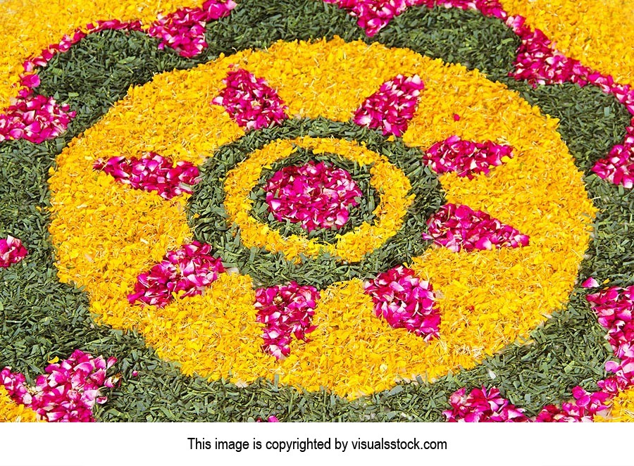 Diwali Flower Rangoli Nobody