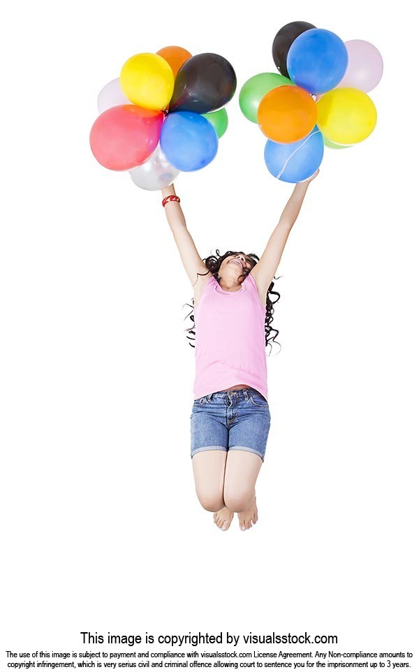 1 Person Only ; Abundance ; Arms Raised ; Balloon 