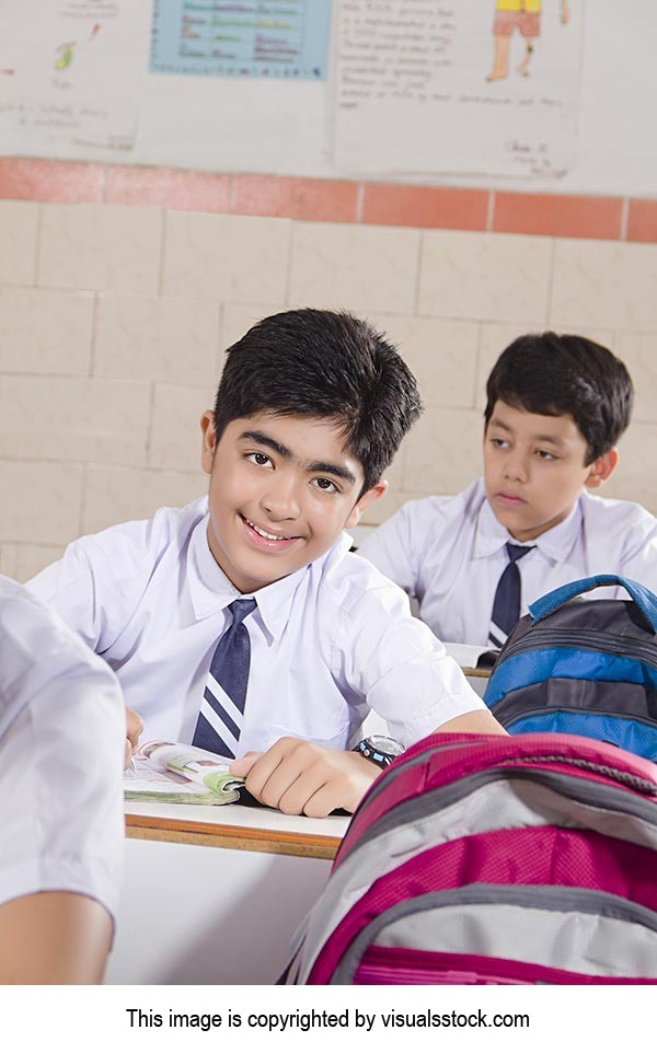 School Students Classroom Studying