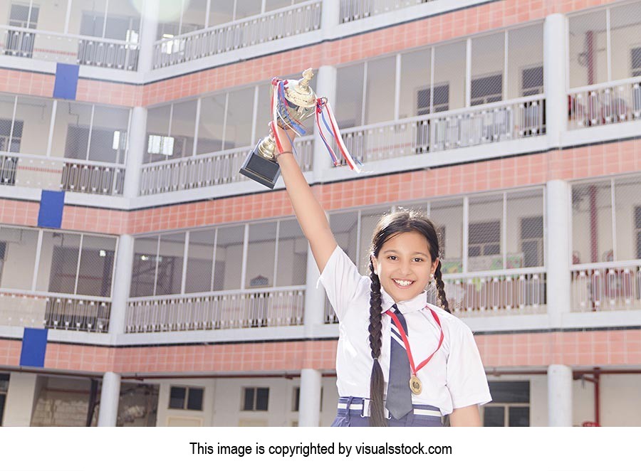 Girl Student Victory Trophy