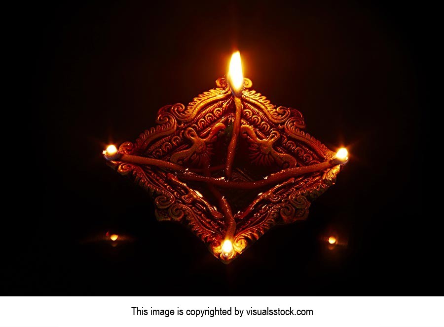 Black Background ; Burning ; Celebrations ; Close-