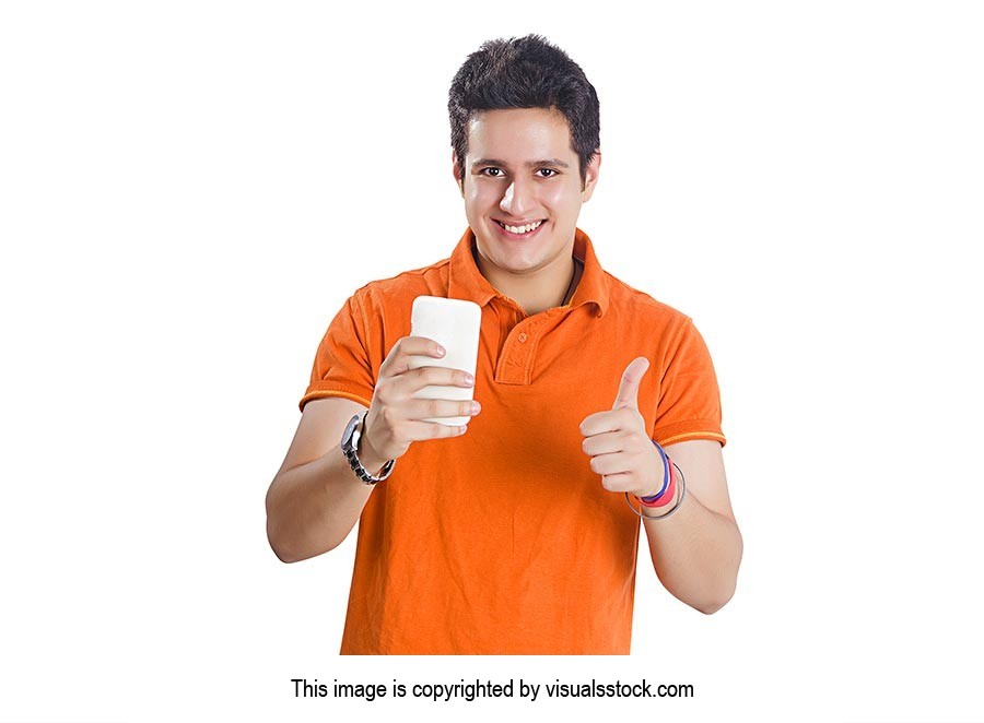 Men Mobile Message Thumbsup