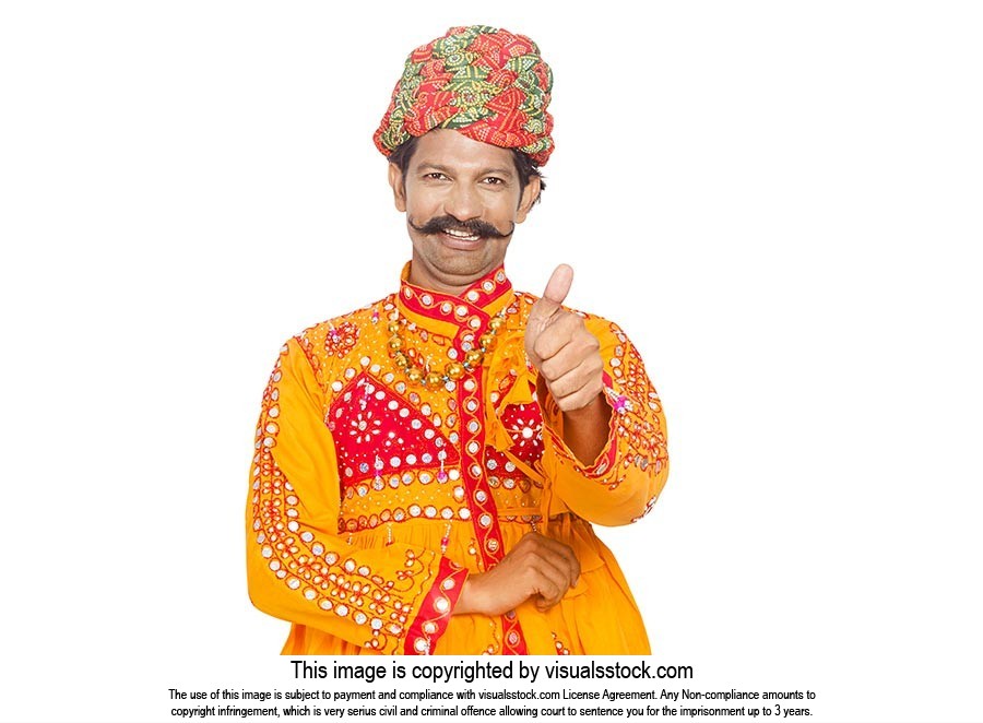 Indian Gujrati Man Thumbs up