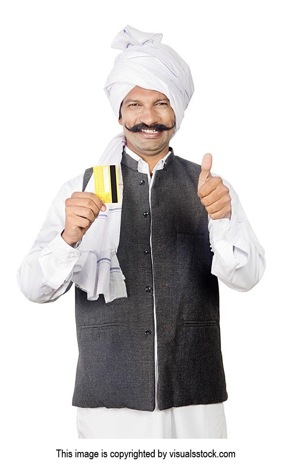 Farmer Sarpanch Credit Card Thumbsup