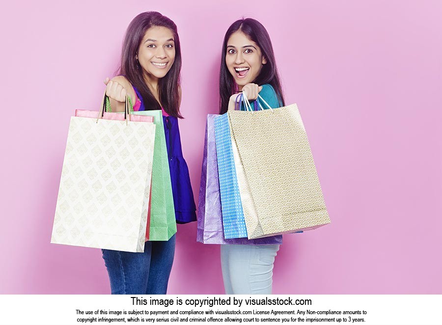 Teenage Girls Shopping Bags