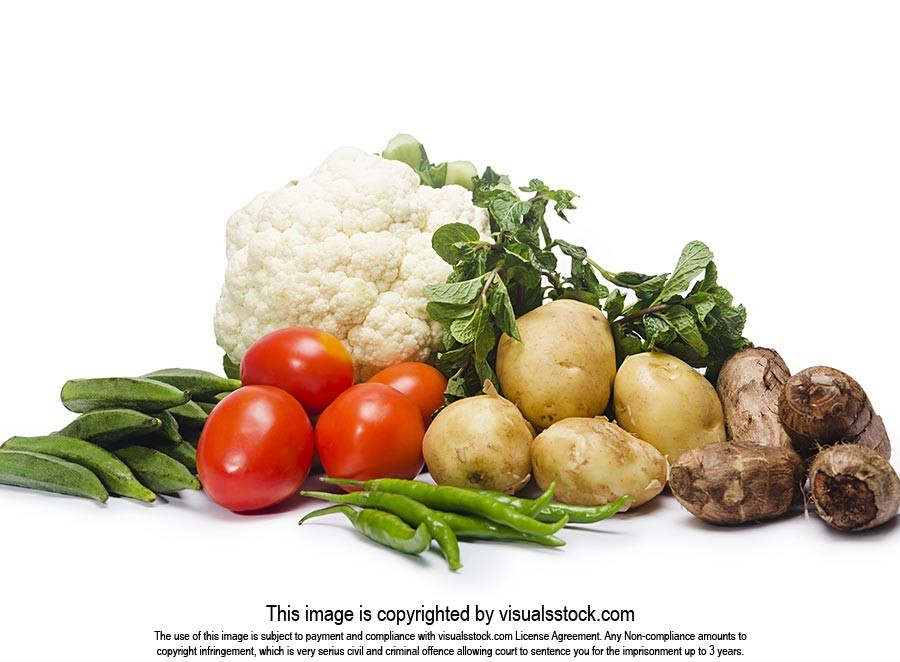 Abundance ; Arranging ; Assortment ; Cauliflower ;