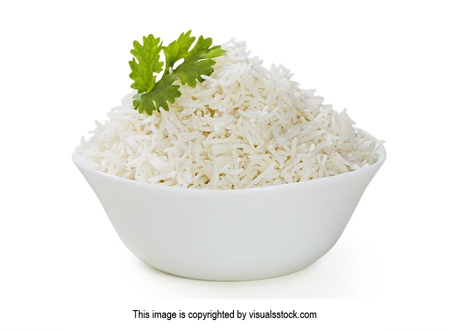 Basmati ; Bowl ; Close-Up ; Color Image ; Cooked ;