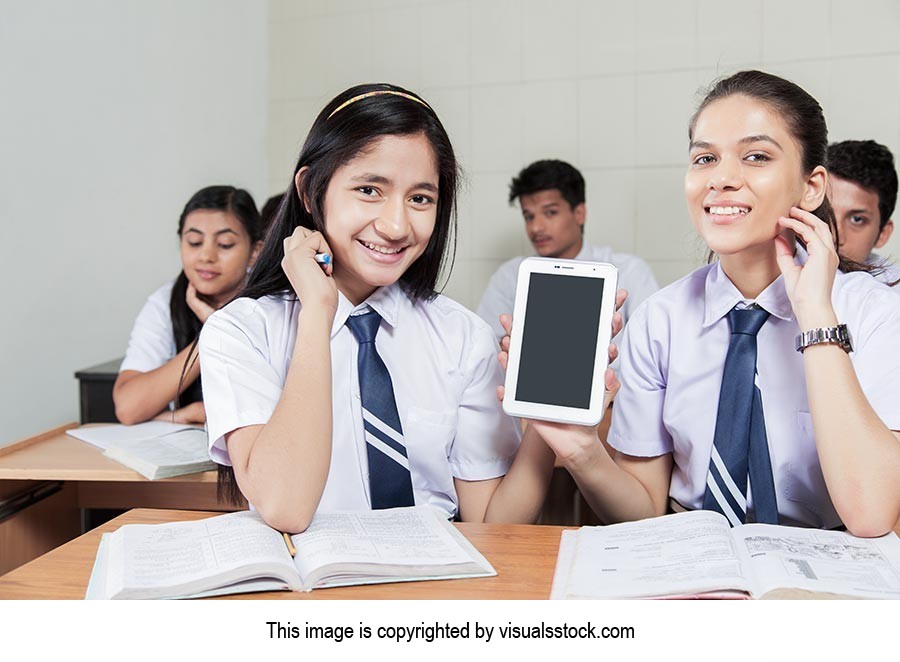 School Girls Friend Tablet Showing