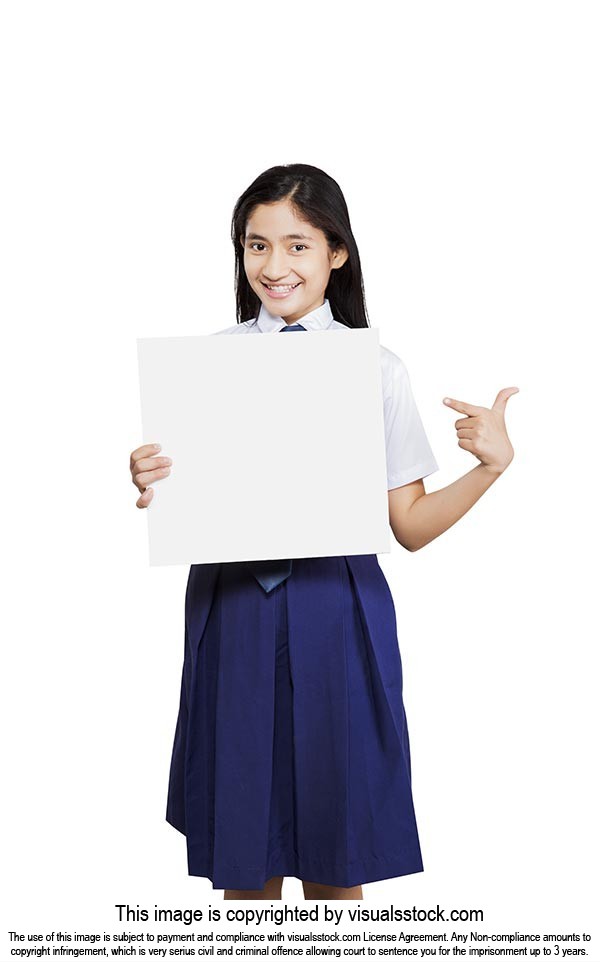 School Girl Student Whiteboard
