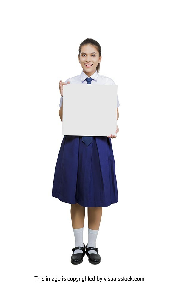 Teenage Girl Student White Board