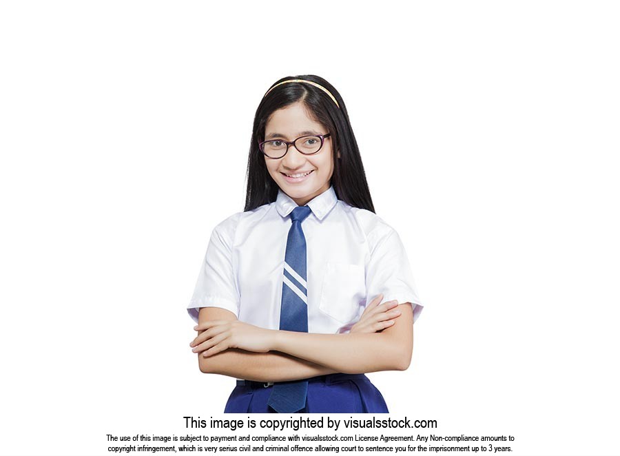 Indian School Girl Student