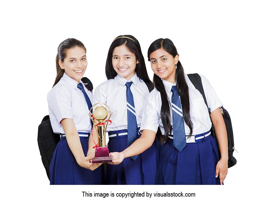 Girls School Students Trophy