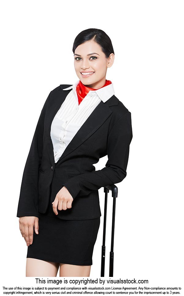 Indian Woman Air Hostess