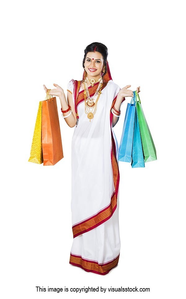 Bengali Woman Shopping Bags