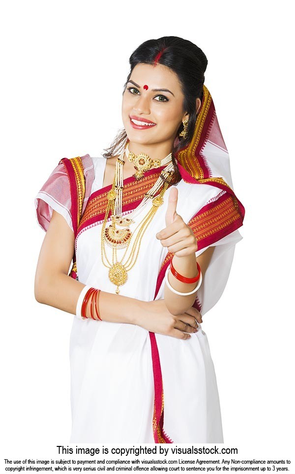 Bengali Woman Traditional Dress