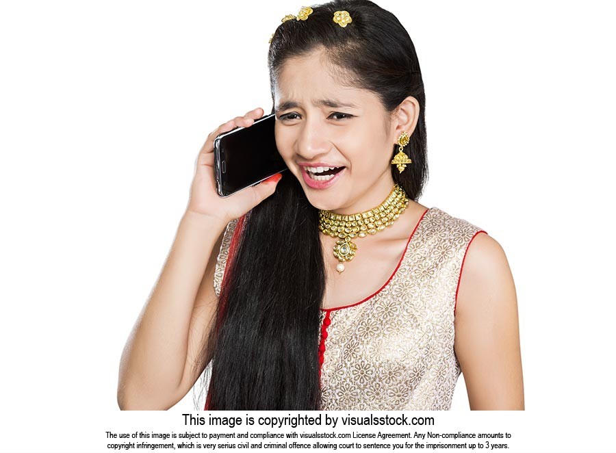Teenager Girl Talking phone