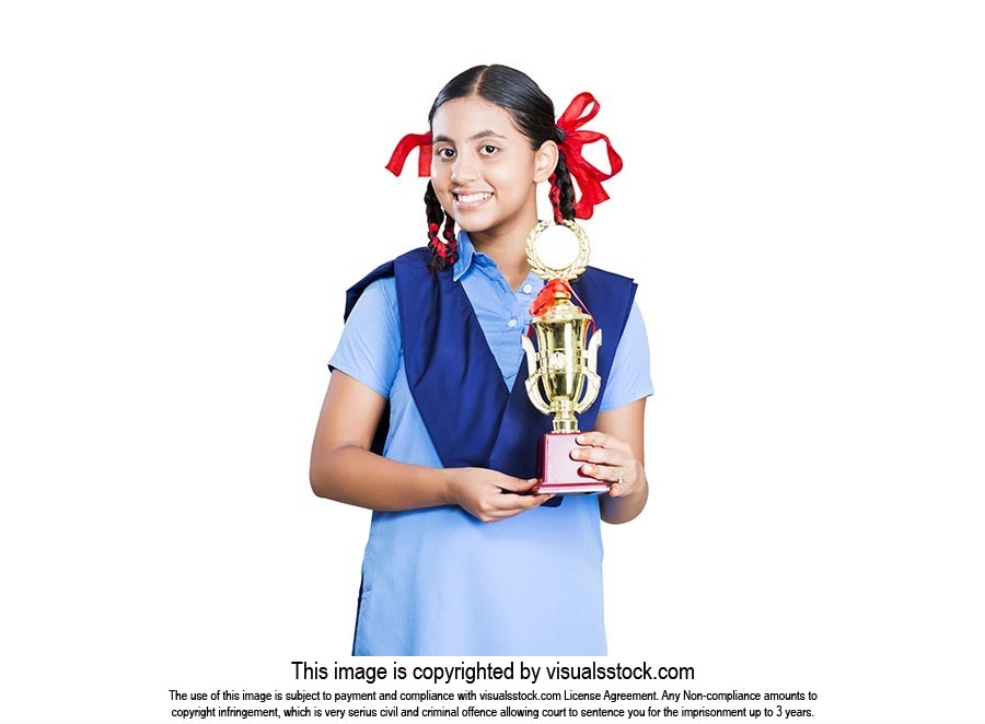 Girl Student Victory Trophy