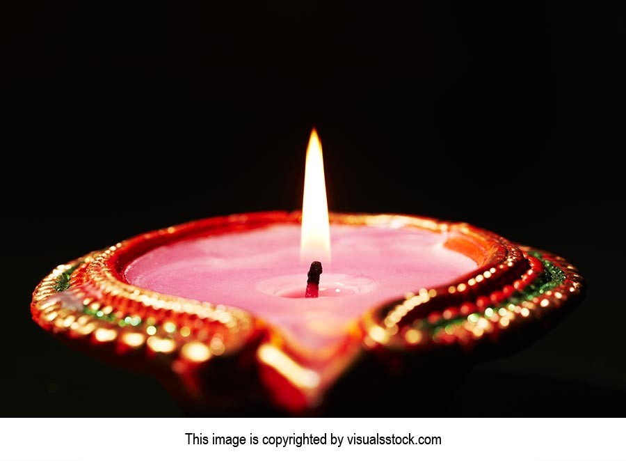 Black Background ; Burning ; Candles ; Celebration