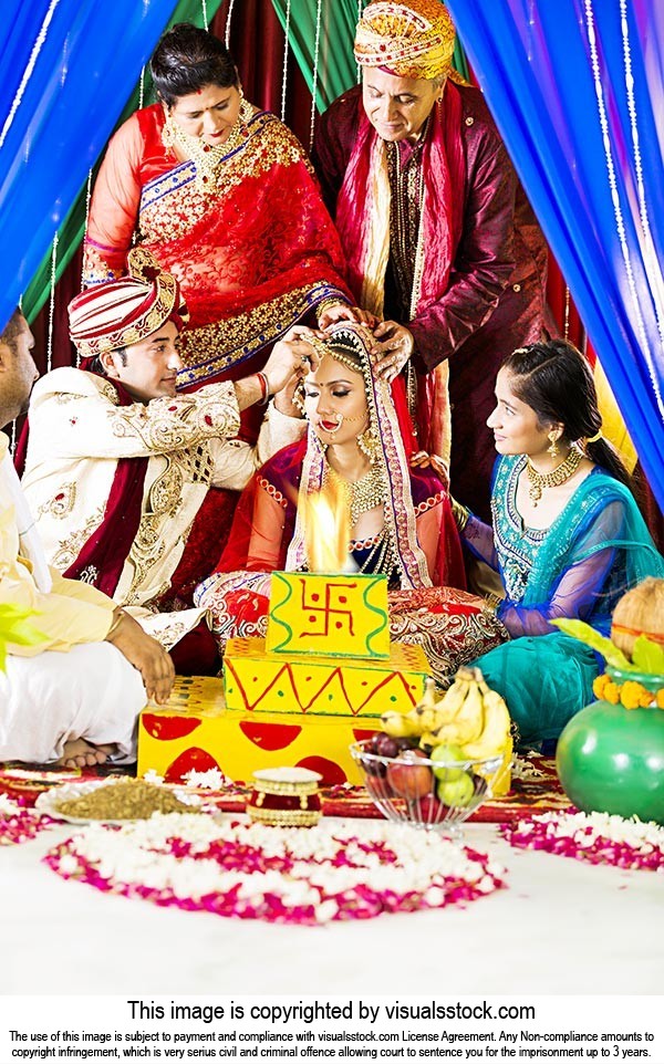 Indian Mandap Wedding Ceremony