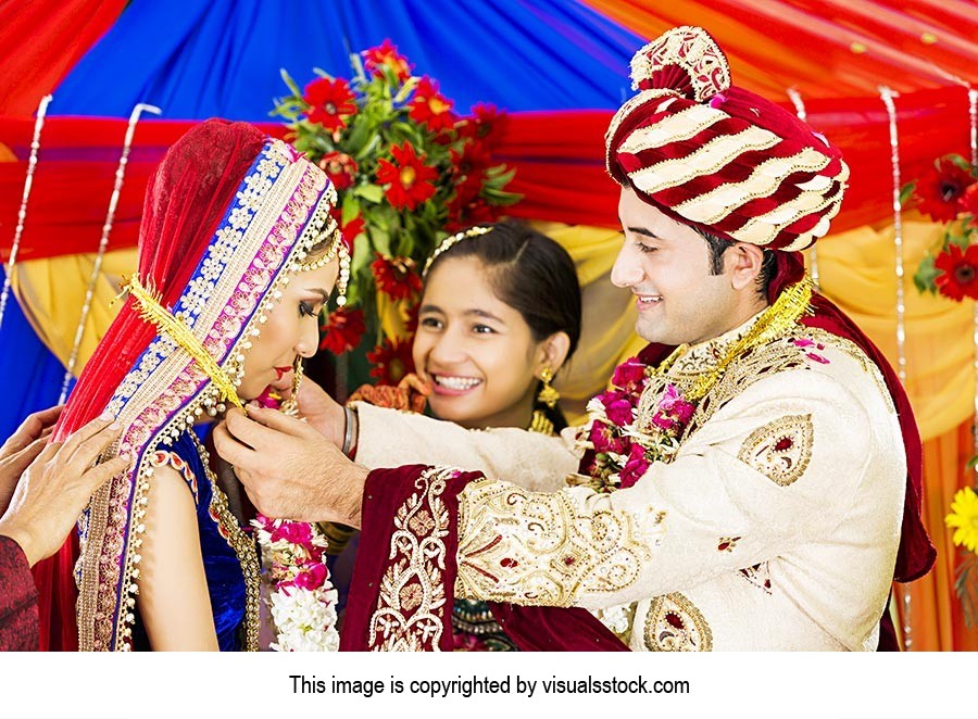 Varmala Indian Wedding Ceremony