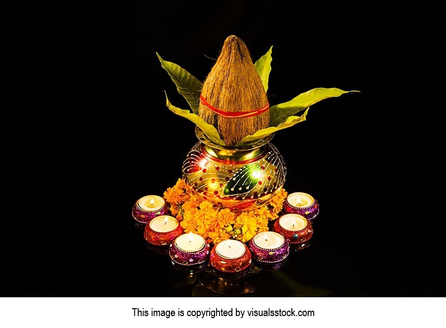 Black Background ; Burning ; Candles ; Celebration