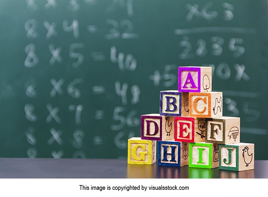 Abundance ; Alphabet ; Arranging ; Blackboard ; Bl