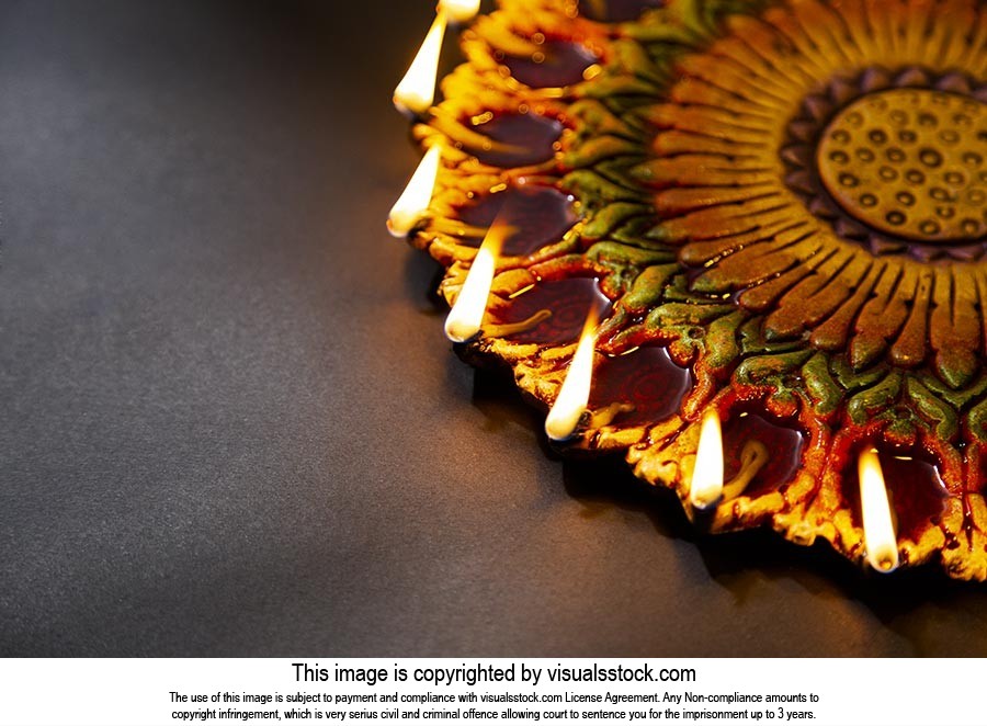 Burning ; Celebrations ; Close-up ; Color Image ; 