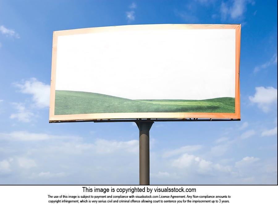 Absence ; Billboard ; Cloud ; Color Image ; Commun