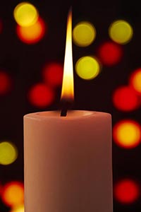 Black Background ; Burning ; Candlelight ; Candles