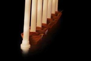 Abundance ; Arranging ; Black background ; Candles