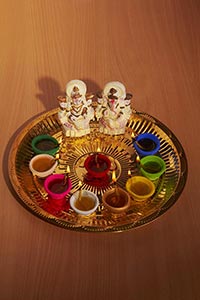 Aarti ; Abundance ; Arranging ; Burning ; Celebrat