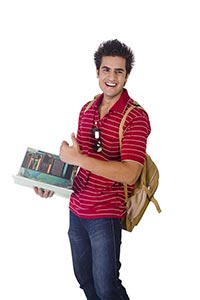 1 Person Only ; 20-25 Years ; Book ; Carrying ; Ca