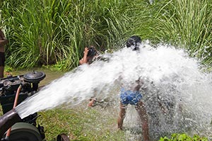 2 People ; Agriculture ; Bathing ; Bonding ; Boys 