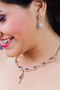 Beautiful Women Necklace And Earring Jewellery Fas