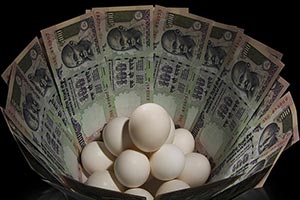 Abundance ; Arranging ; Basket ; Black Background 