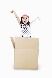 1 Person Only ; Arms Outstretched ; Bizarre ; Box 