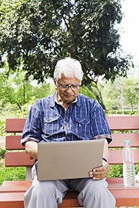 1 Person Only ; 60-70 Years ; Adult Man ; Bench ; 