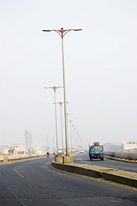 Bridge ; City Life ; Color Image ; Day ; Delhi ; H