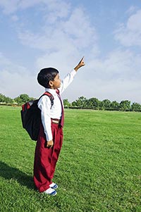 1 Person Only ; Backpack ; Boys ; Carrying ; Cloud