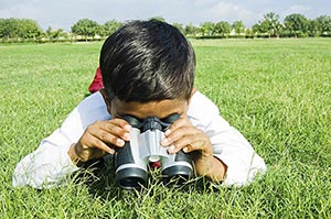 1 Person Only ; Binoculars ; Boys ; Carefree ; Clo