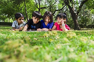 3-5 People ; Book ; Boys ; Casual Clothing ; Color