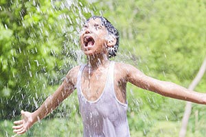 1 Person Only ; Arms Outstretched ; Bathing ; Boys