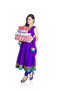 Traditional Woman Diwali Gift