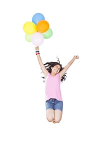 1 Person Only ; Abundance ; Arms Raised ; Balloon 