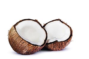 Breaking ; Close-Up ; Coconut ; Color Image ; Copy