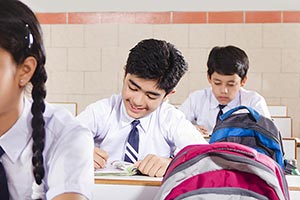 School Students Classroom Studying