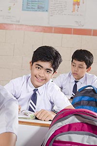 School Students Classroom Studying