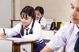 School Students Classroom Studying